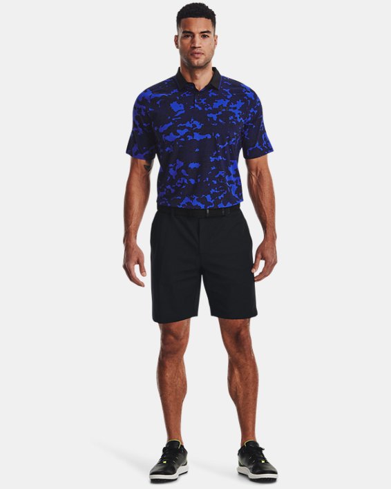 Men's UA Iso-Chill Charged Camo Polo, Blue, pdpMainDesktop image number 2